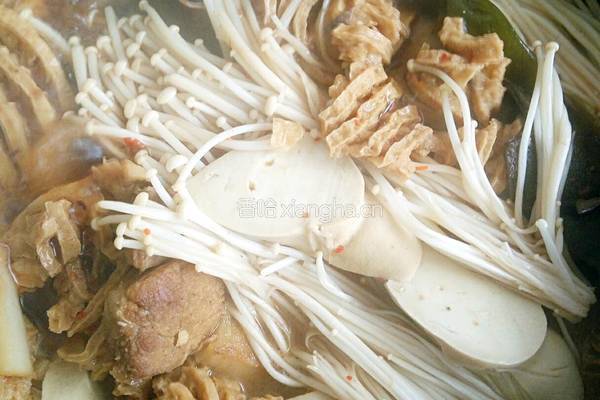 花干炖肉的做法图解4