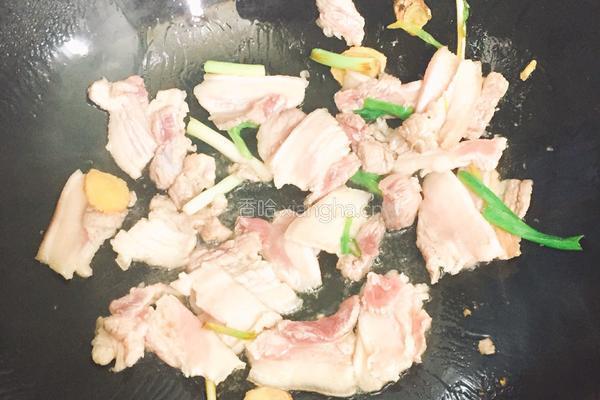 花菜五花肉的做法图解8