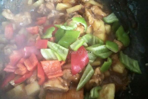 菠萝咕噜肉的做法图解4