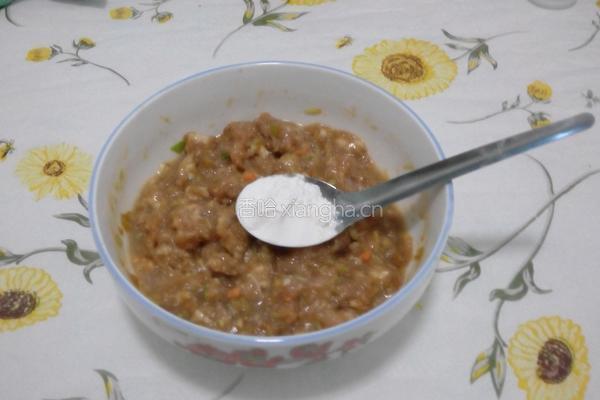 鸡蛋酿肉的做法图解3