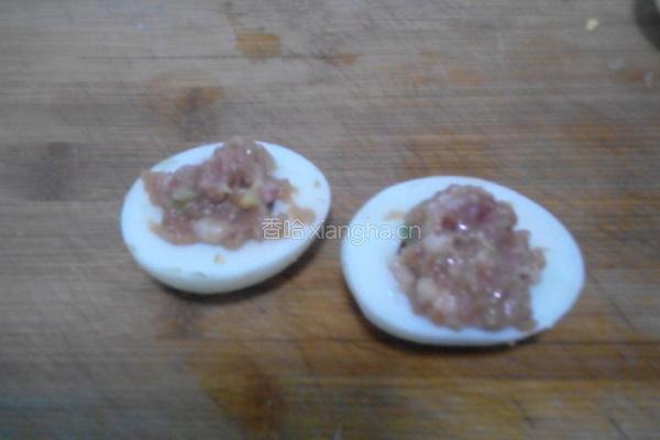 鸡蛋酿肉的做法图解6