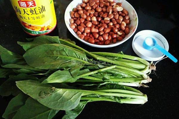 蚝油菠菜凉拌的做法图解1