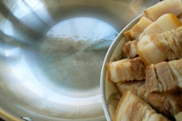 五花肉烧笋干的做法图解7