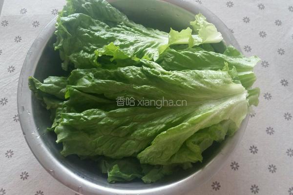 白灼生菜的做法图解1