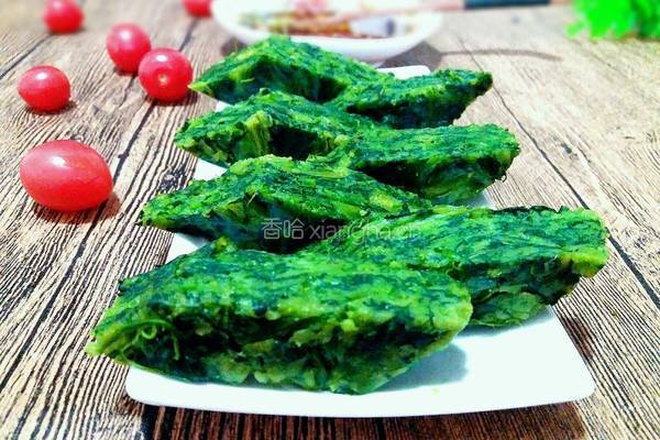 菠菜糕的做法图解15