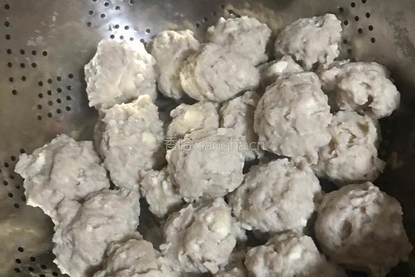 肉丸的做法图解4
