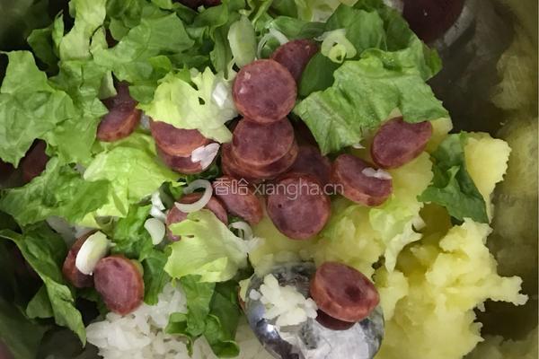 土豆泥拌饭的做法图解6