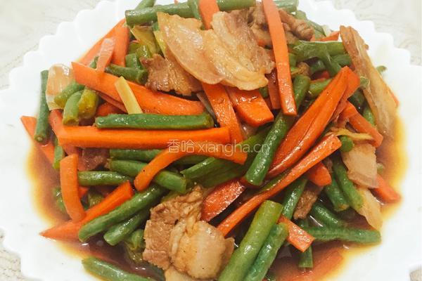 双色肉片