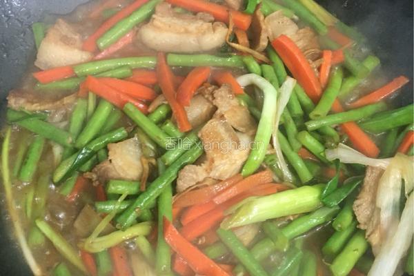 双色肉片的做法图解12