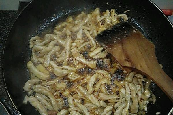 三色肉丝的做法图解3