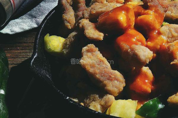 菠萝咕咾肉(健康 低脂免油炸)的做法图解6