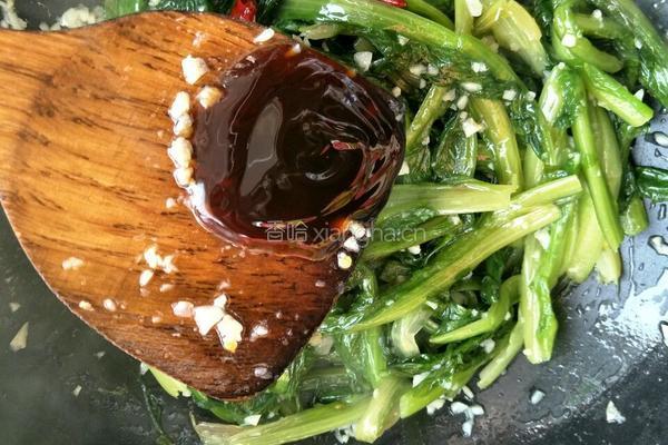 蒜蓉油麦菜的做法图解10