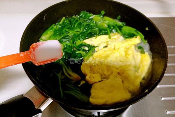 菠菜鸡蛋炖粉条的做法图解11