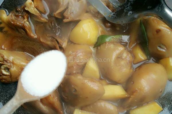 红烧鸡头的做法图解10
