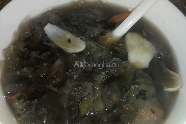 银耳莲子黑芝麻粥的做法图解5