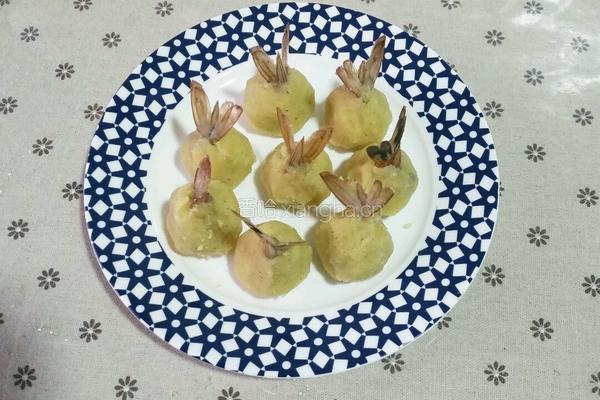 土豆泥虾球的做法图解11