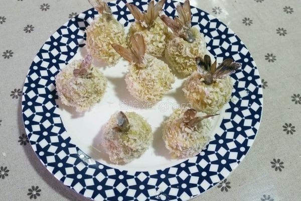 土豆泥虾球的做法图解15