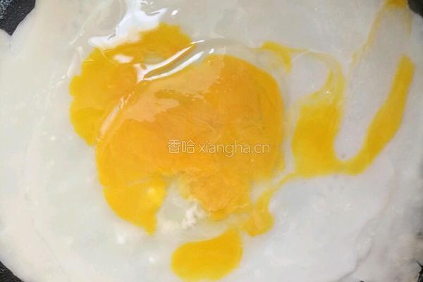 自制鸡蛋火腿煎饼的做法图解3