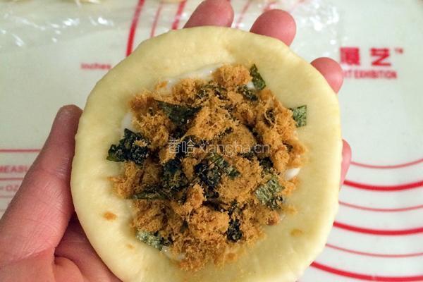 海苔肉松面包的做法图解7