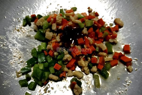肉丁拌豆腐的做法图解5