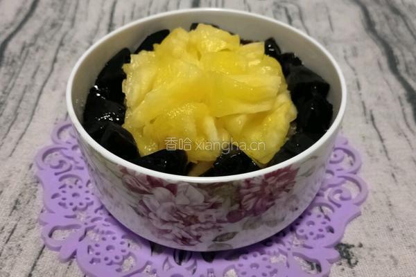 菠萝蜂蜜龟苓膏的做法图解5