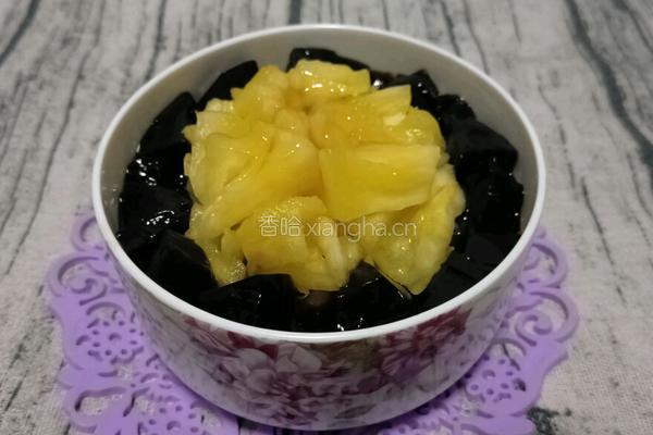 菠萝蜂蜜龟苓膏的做法图解6