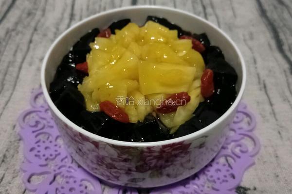 菠萝蜂蜜龟苓膏的做法图解7