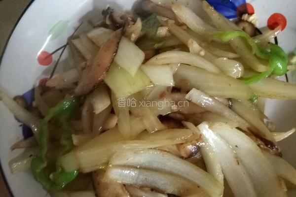 洋葱炒香菇的做法图解6