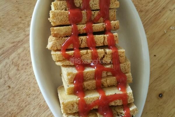 酥炸冻豆腐的做法图解3