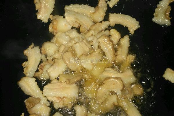 豆角炒肉的做法图解4