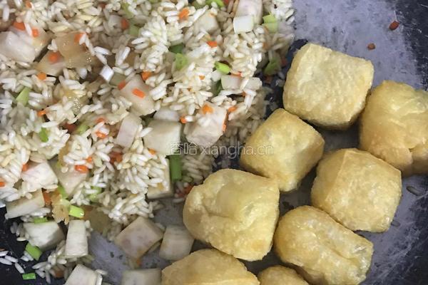 油豆腐让糯米的做法图解3
