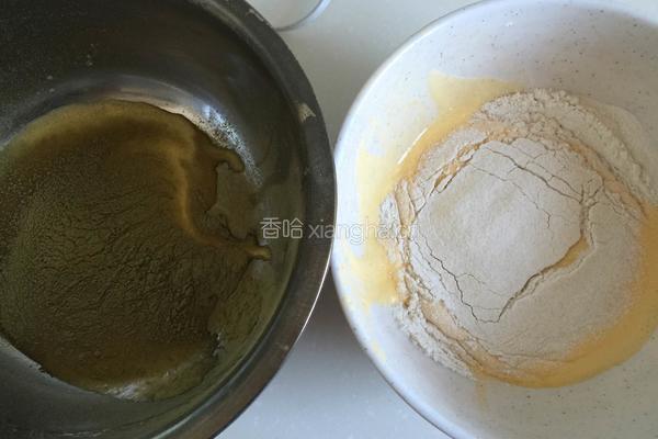抹茶斑马纹蛋糕（六寸）的做法图解9