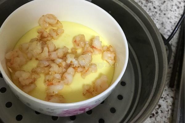 虾仁鸡蛋羹的做法图解8
