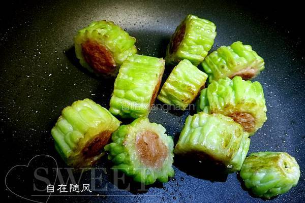 苦瓜酿肉的做法图解4