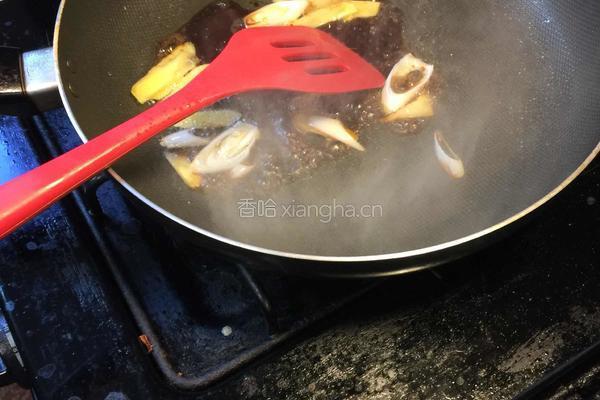 姜葱炒蛤的做法图解2