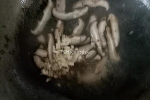 上海青炒香菇的做法图解4