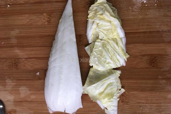 醋溜圆白菜的做法图解2
