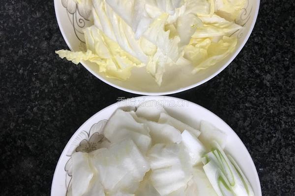 醋溜圆白菜的做法图解3