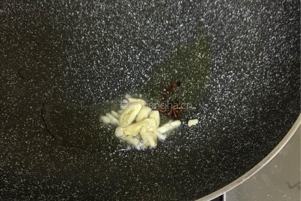 炸肉炒油菜的做法图解3