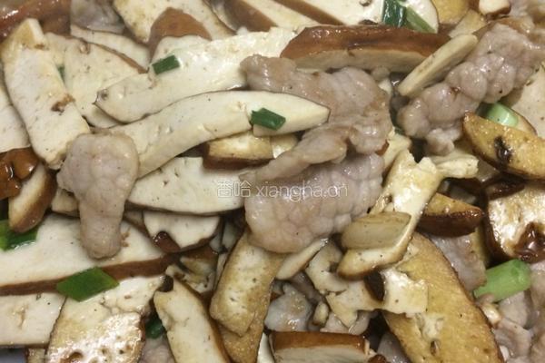 豆干炒肉的做法图解6