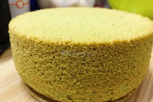 抹茶戚风蛋糕8寸的做法图解16