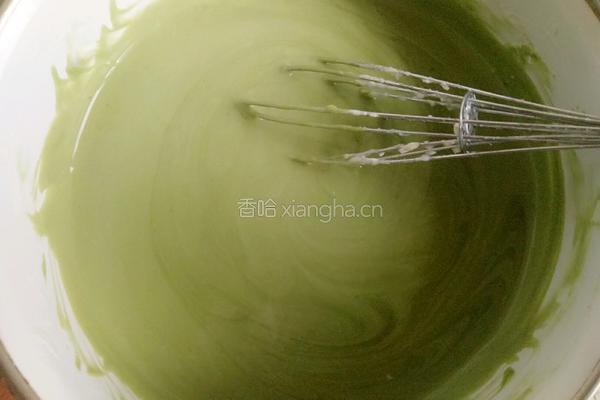 抹茶芝士蛋糕(减糖版)的做法图解9
