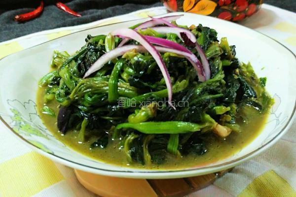 焖菠菜的做法图解13