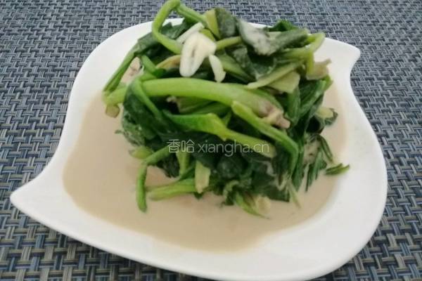 麻酱拨清菠的做法图解8