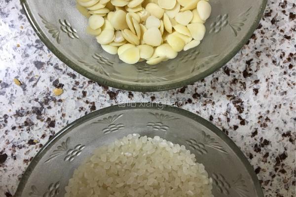 杏仁米糊的做法图解1