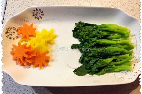 香菇菜心的做法图解3