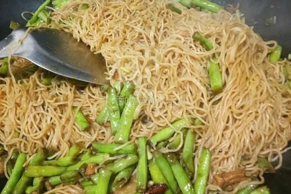 豆角蒸面条的做法图解8