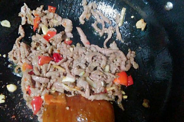 清笋牛肉丝的做法图解3