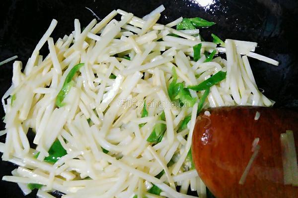 清笋牛肉丝的做法图解4