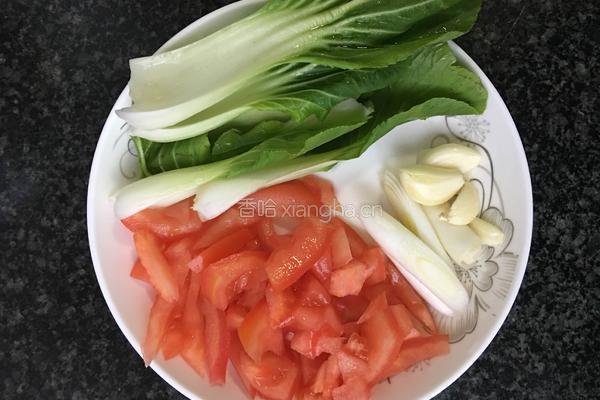 青菜版红烧茄子的做法图解3